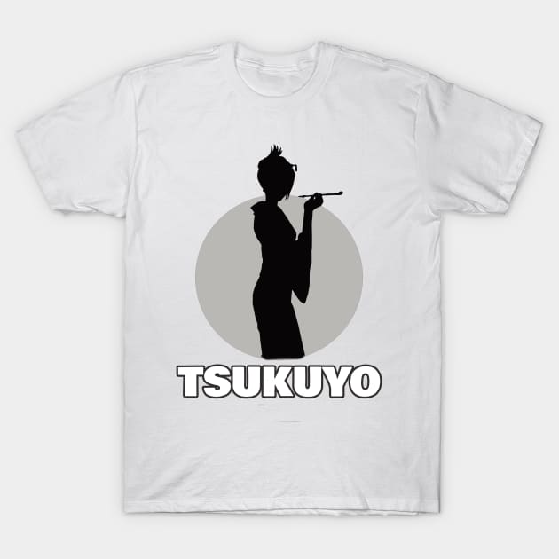 Tsukuyo Silver Moon T-Shirt by Earphone Riot